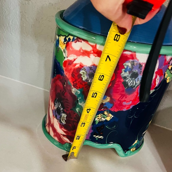 Three Piece Floral Ceramic Canisters for Kitchen Tracy Porter Vintage - Picture 10 of 11